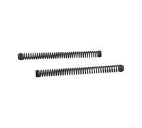 Yuanpgky 2 resortes helicoidales de horquilla delantera para bicicleta de montaña, resorte de rebote de acero compatible con múltiples tamaños, tipo A/B/C, negro (A-23,6 mm)