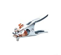 Yuanpgky Abrazadera de tierra de soldadura con diseños en forma de A, resortes gruesos, dientes antideslizantes para un agarre seguro, versátil compatibilidad de soldadura manual TIG MIG (300 A)