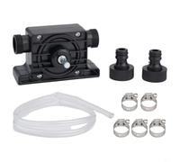 Yuanpgky Accesorio de bomba de taladro portátil 900 L/h 3400 RPM con manguera de plástico de 1,2 m y abrazaderas para transferencia de agua y aceite de hasta 45 m de cabeza, hogar, taller, acuario()
