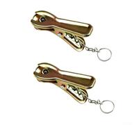 Yuanpgky Adaptador de válvula de metal para conversión de válvula AV a Woods, clip de boquilla de gas de acero dorado compatible con suelo y portátil para bombas de bicicleta