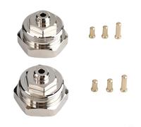 Yuanpgky Adaptador de válvula termostática M30 x 1,0 a M30 x 1,5, conector de conversión de latón cromado para válvulas de radiador Oventrop compatibles e instalación de termostato inteligente