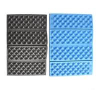 Yuanpgky Alfombrilla de espuma plegable para camping, deportes al aire libre y senderismo, almohadilla de dormir XPE con protección ligera, impermeable y con protector solar, compatible (azul)