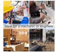 Yuanpgky Alicates de punta de aguja extralargos de 35 cm con mandíbula doblada de 45° y mandíbula recta para reparación de automóviles, trabajos eléctricos y mantenimiento de electrodomésticos (45°)