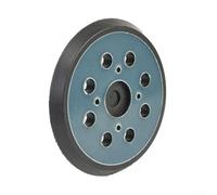 Yuanpgky Almohadilla de lijado de 125 mm para lijadoras orbitales y excéntricas, almohadilla de respaldo de resina epoxi con 8 agujeros de gancho y 4 soportes de tornillo, 5 pulgadas de diámetro