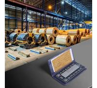 Yuanpgky Bloque de muestra de comparación de rugosidad exterior Ra0.05-12.5 para pruebas de acabado, material de acero al carbono 45, 6 juegos de muestras para métodos de fresado/torneado/molienda