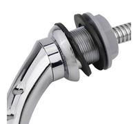 Yuanpgky Bol de champú profesional con manguera, aleación y material ABS, cabezal de ducha para lavabo de peluquería, 137 cm de longitud