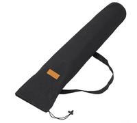 Yuanpgky Bolsa de almacenamiento impermeable para postes de tienda de campaña, tela Oxford resistente con cordón, 81 x 19 cm, se adapta a bastones de senderismo, cañas de pescar, cuerdas tensoras y