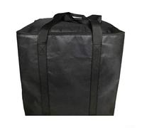 Yuanpgky Bolsa de almacenamiento portátil para inodoro para caravana, camping y viajes, 5.3 galones, nailon resistente de doble capa con forro interno, 48 x 38 x 44 cm, color negro, para inodoro al