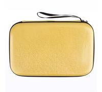 Yuanpgky Bolsa rígida de EVA para raqueta de tenis de mesa para 2 paletas y 6 pelotas, impermeable, a prueba de polvo, con asa para almacenamiento y transporte (amarillo)