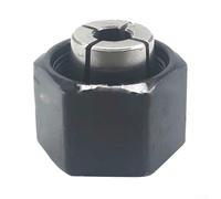 Yuanpgky Boquilla de enrutador de 6,35 mm para DW6214, DW621, DW625, DW616, DW618, DW621K - Pieza de repuesto de portabrocas de acero para herramientas eléctricas pulidoras y pulidoras