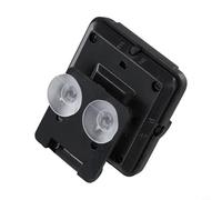 Yuanpgky Brújula de navegación marina para salpicadero de coche con herramienta de corrección para bicicleta, ciclismo y senderismo, construcción acrílica ABS negra, 57 x 58 x 57 mm