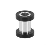 Yuanpgky Buje amortiguador trasero para EXAFORM y bicicletas de montaña, 22/24/26/30 mm de longitud, aluminio + ABS con almohadilla de goma negra, compatible con suspensión (22 mm)