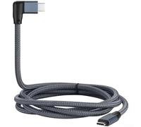 Yuanpgky Cable tipo C macho a macho, conector de ángulo recto para carga rápida de 100 W, transferencia de datos de alta velocidad de 20 Gbps, salida de video 4K a 60 Hz para laptop (1 metro)