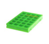 Yuanpgky Caja magnética de pesca con mosca de doble cara con 44 compartimentos para almacenamiento de anzuelos, señuelos y aparejos - 24+20 rejillas, para diseño delgado, incluye lápiz magnético