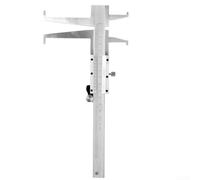 Yuanpgky Calibrador Vernier - Calibrador de medición interno de doble ranura de acero inoxidable 9-300 mm - Herramienta de medición de calibradores de precisión - para mecanizado de carpintería (9-200