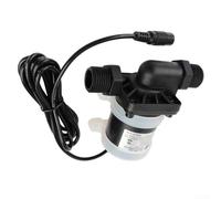 Yuanpgky CC 12 V 24 V agua solar sin escobillas para sistema de refuerzo de calefacción por suelo, circulación sumergible con IP68 impermeable para calentador de agua, cabezal máximo de 7 m (12 V (5 m