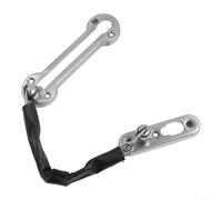 Yuanpgky Cerradura de cadena de puerta de aleación de zinc | Con cadena de seguridad para niños Pestillo resistente | Pestillo de seguridad antirrobo para puertas de madera de hotel en el hogar (plata