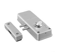 Yuanpgky cerradura de puerta electrónica inteligente invisible Bluetooth - sistema de control de acceso digital de seguridad con tarjeta para puerta de madera interior del hogar con control de