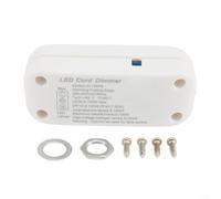 Yuanpgky Controlador de atenuación LED RGB de 3 canales para DC12V-24V multicolor, control de brillo de perilla giratoria, compatible con luces de módulo de tira LED,