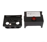 Yuanpgky Controlador de programa de quemador de metanol diesel, controlador de combustión para quemadores diésel de combustible de aceite de 220 V, LOA24.171B27, caja de control de metal plástico