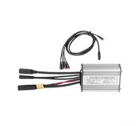 Yuanpgky Controlador E-For de bicicleta sin escobillas de 36 V/48 V 17 A, 350 W para piezas con cable 1T5, carcasa de aleación de aluminio, onda sinusoidal, resistente al agua, compatible con pantalla