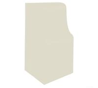 Yuanpgky Cubierta antipolvo impermeable para máquina de arcade, funda protectora con acceso con cremallera y dobladillo ajustable para consola de juegos AtGames Arcades (56 x 79 x 168 cm, blanco hueso