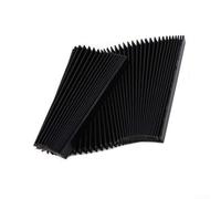 Yuanpgky Cubierta de fuelle de acordeón CNC para máquina herramienta, protector de riel de guía telescópica de tela antiaceite, tres pruebas, con longitud elástica de 1,5 m (245 mm)