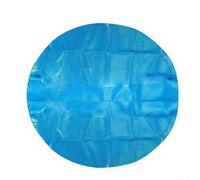 Yuanpgky Cubierta redonda de la piscina del control de la temperatura de la cubierta protectora de la piscina PE tejida tela impermeable diseño para la piscina inflable de la familia (8FT)