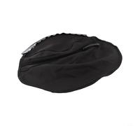 Yuanpgky Cuello de soldadura para protección de soldadura, diseño envolvente de cuero y tela con cobertura de doble capa, protector de chispas resistente al calor para soldadores, se adapta (negro)