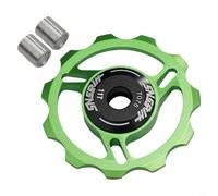 Yuanpgky Desviador trasero para bicicleta de montaña | Aleación de aluminio con rodamientos de acero inoxidable | Polea guía 11T-13T | Diseño espaciador de laberinto | Compatible con 8/9/10/11 (11T