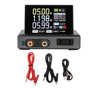 Yuanpgky DPS-150 - Fuente de alimentación regulada ajustable, fuente de alimentación digital portátil de 150 W, pantalla a color IPS, 8 mecanismos de protección, salida programable por PC