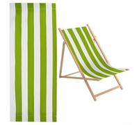 Yuanpgky Funda de poliéster impermeable de repuesto para tumbona de playa, apto para sillas de terraza, tumbonas, asientos de pesca, fácil de instalar, 120 x 45 cm (1 unidad)