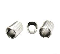 Yuanpgky Funda de rodamiento de una sola vía para carrete de pesca DAIWA TATULA ALPHAS, 11 mm de altura x 10 mm de diámetro exterior, acero inoxidable, plateado, mango de resolución