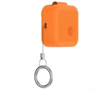 Yuanpgky Funda de silicona para auriculares Nothing Ear 3, antiarañazos, antipérdida, lavable, funda de transporte para auriculares (naranja)