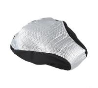 Yuanpgky Funda impermeable aislante del calor para sillín de bicicleta para protección, material de aluminio de doble cara, resistente a los arañazos, cómoda funda de asiento para exteriores