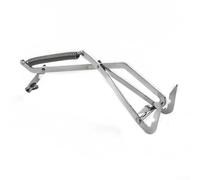 Yuanpgky Gancho de pesca de acero inoxidable con diseño de gancho individual/doble para pesca de depredadores, herramienta de captura de cangrejo para lucio y peces grandes, 14 x 5 cm, plateado