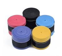 Yuanpgky Juego de 60 cintas de sudor para tenis con banda antideslizante para deportes de raqueta y herramientas de pesca, colores aleatorios