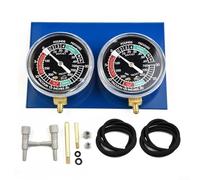 Yuanpgky Juego de herramientas sincronizadoras de equilibrador de medidor de vacío para carburador de motocicleta, con sistema de medición de doble cilindro, medidores de base de metal