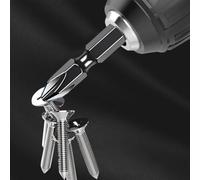 Yuanpgky Juego de puntas de destornillador de cruz magnética de doble cabeza para taladro eléctrico y destornilladores, tamaños de 65 mm, 100 mm, 150 mm, acero de alta dureza con función antipérdida