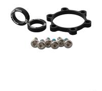 Yuanpgky Kit de conversión para horquilla delantera de bicicleta de 15 x 100 mm a 110 mm y trasera de 12 x 142 mm a 148 mm, con pernos y arandelas (5 mm, color rosa)