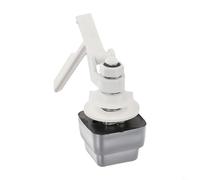 Yuanpgky Kit de descarga de inodoro con botón de montaje lateral, palanca de viaje, mecanismo de resorte que ahorra agua, se adapta a la mayoría de inodoros de montaje lateral, plástico duradero ()