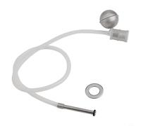 Yuanpgky Kit de filtro de tubo de inmersión flotante de acero inoxidable 304 con manguera de silicona para cerveza casera y barriles Cornelius, se adapta a bloqueo de bola, punta de metal pesada para