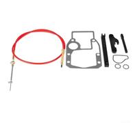 Yuanpgky Kit de montaje de cable de cambio inferior para Sterndrive 1986-1993 pieza de repuesto 987661 987654 987498 con carcasa de plástico