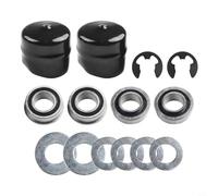 Yuanpgky Kit de rodamientos de rueda delantera para cortacésped, juego de conversión de goma de metal, para Murray-Craftsman 532009040 9040H GTH2554XP LGT2554 YTH2548 19 mm