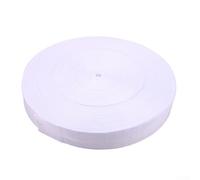 Yuanpgky Línea de límite de voleibol de playa, cinta reflectante de 5 cm x 100 m para deportes al aire libre, eventos de correr, marcado de campo de atletismo, línea de portería, poliéster (blanco)