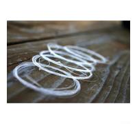 Yuanpgky Línea de pesca con mosca de 9 pies - Líder cónico de nailon con bucle preatado para uso en agua dulce en múltiples situaciones, transparente invisible en el agua, paquete de 5 (0X)