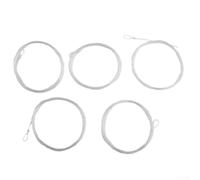 Yuanpgky Línea de pesca con mosca de 9 pies - Líder cónico de nailon con bucle preatado para uso en agua dulce en múltiples situaciones, transparente invisible en el agua, paquete de 5 (2X)