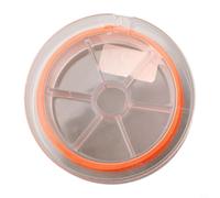 Yuanpgky Línea de pesca Dacron de 20/30 libras con extremo de bucle, diseño de doble color para poca visibilidad con luz, longitud de 50 m, compatible con (E)