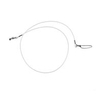 Yuanpgky Línea líder de pesca de fluorocarbono de 20 libras a 80 libras para agua salada y agua dulce con cierre giratorio, kit de 12 piezas con 6 longitudes de 6 a 24 pulgadas (24 a 80 libras)
