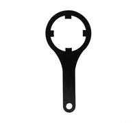 Yuanpgky Llave de apertura de tapa ajustable de acero para cubos de agua - Herramienta de apriete de cubierta a prueba de óxido compatible con tambores de 5 L a 30 L, llave de apriete manual negra